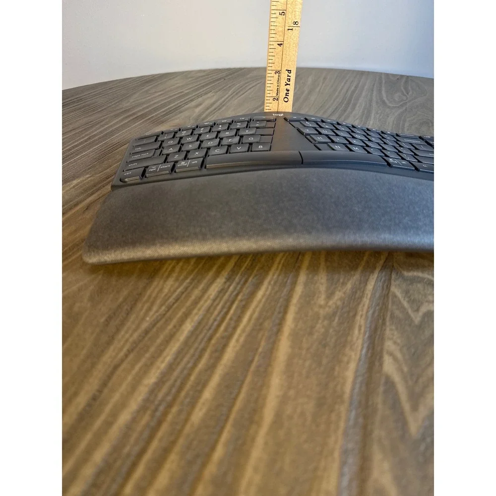 Logitech ERGO K860 Wireless Keyboard Graphite Split Ergonomic Bluetooth Dongle